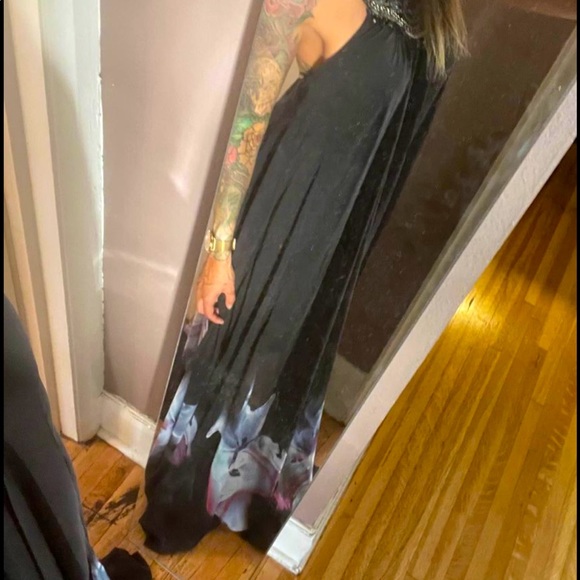 Bebe Gown/Dress with attached jewelled collar 🤍 - Picture 9 of 10